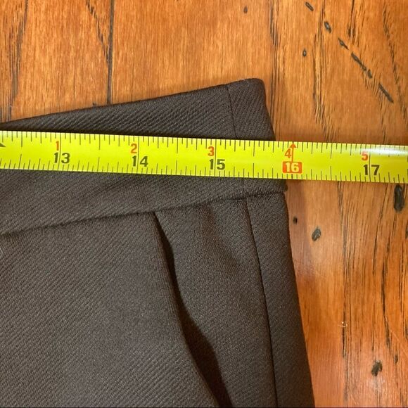 Marc New York Dark Chocolate High Waist Trouser Leg Pants, Size 4, NWT - Picture 9 of 11